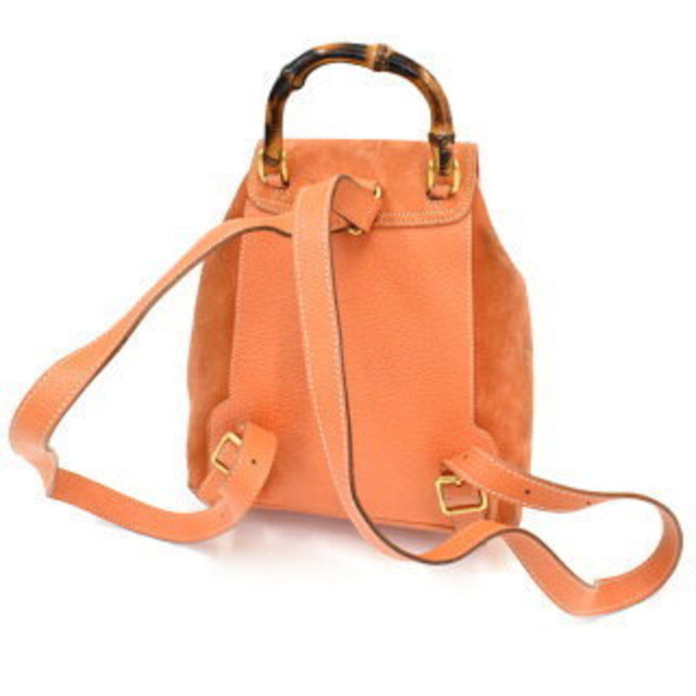 Gucci Mini Rucksack Backpack Backpack Bamboo Sued… - image 8